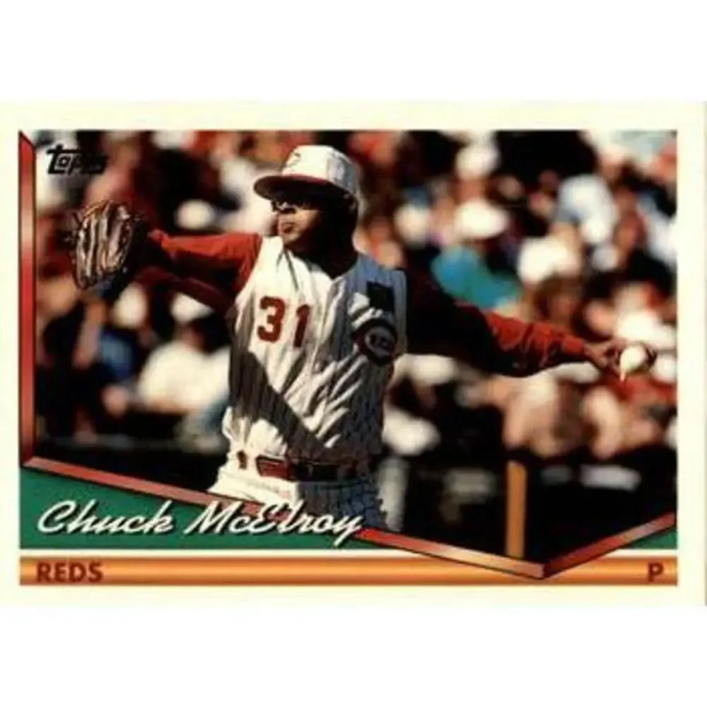 1994 Topps Traded Chuck McElroy 19T Cincinnati Reds